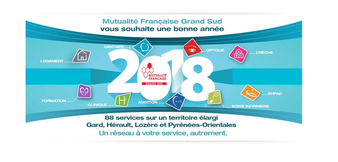 Meilleurs vœux de la Mutualité Française Grand Sud pour 2018