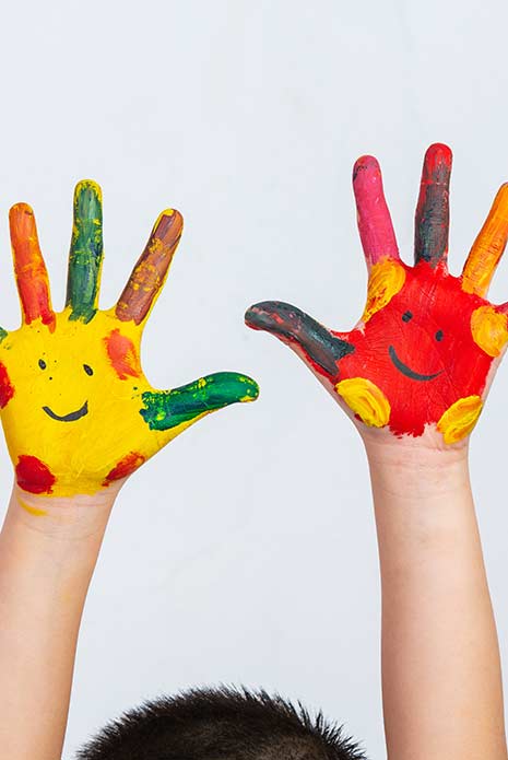 Enfants peinture