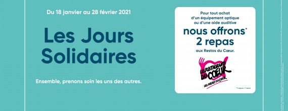 Les jours solidaires avec les Restos du coeur
